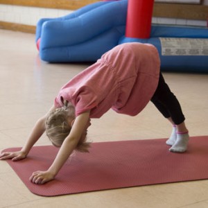 Photo of girl doing yoga