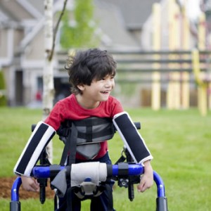 Photo of boy having fun outdoors